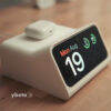 3D-Printed MagSafe Charging Dock for iPhone & AirPods - Starlight