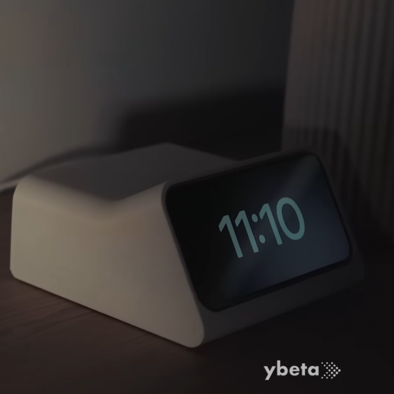 3D-Printed MagSafe Charging Dock for iPhone & AirPods - Starlight