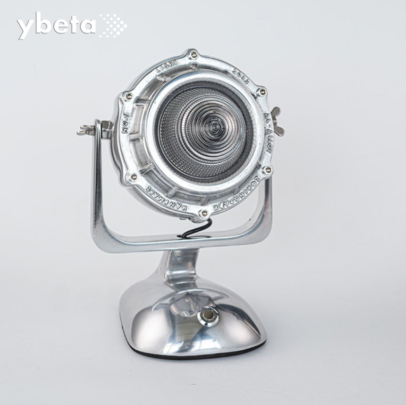 Vintage Engine Table Lamp – Touch Dimming, Adjustable Color Temp, Rechargeable LED