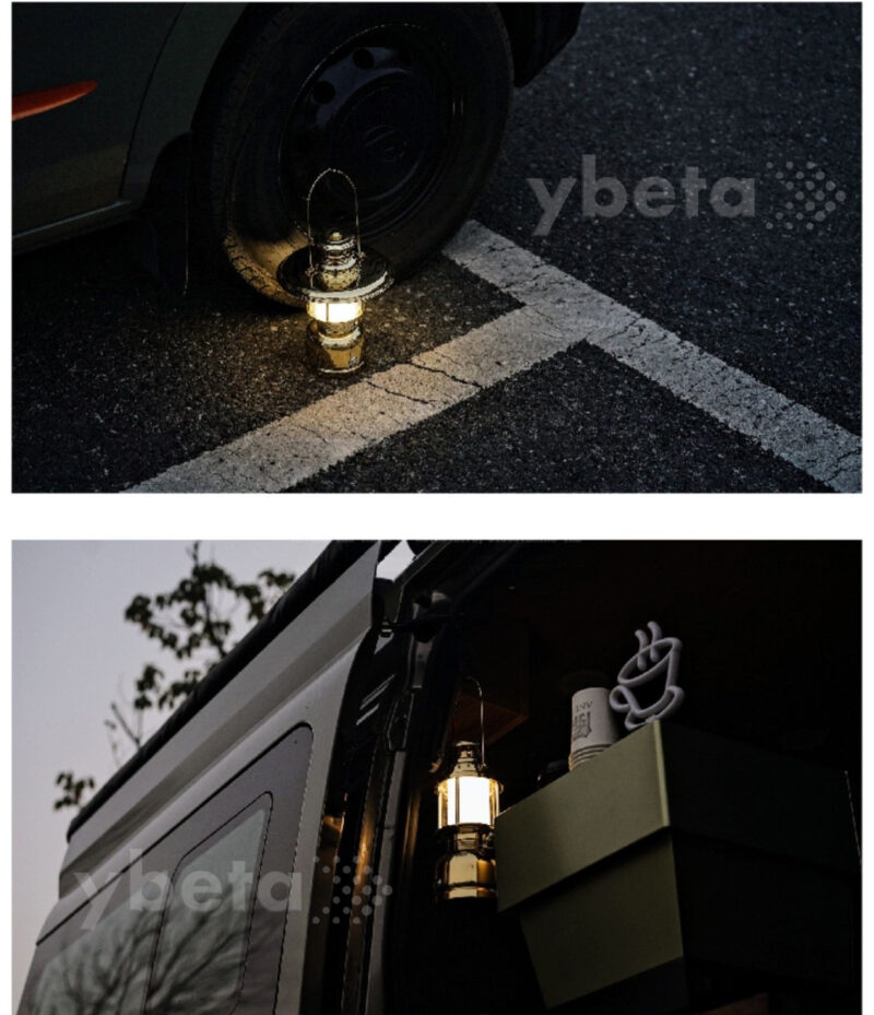 Retro Brass Outdoor Camping Lamp - Ambient Adventure Lighting