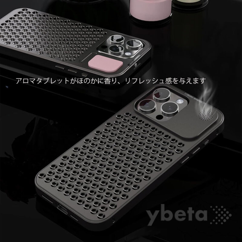 LXURYケースアルミ合金落下防止放熱ベゼルスリムケースfor iPhone